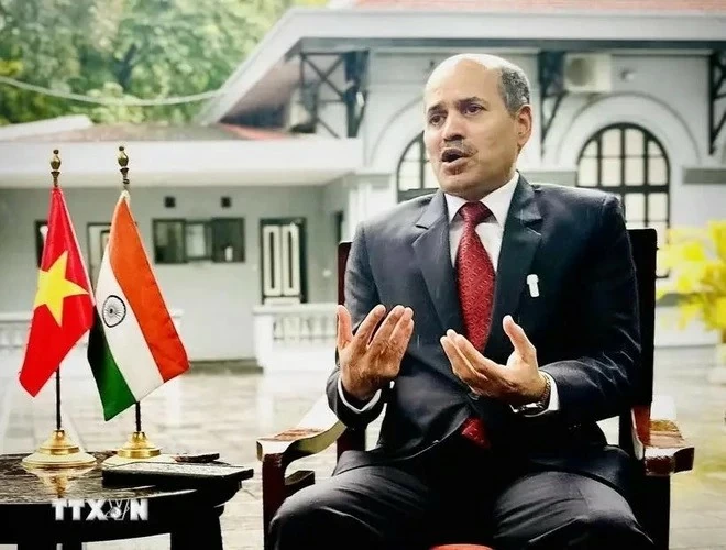 Vietnam, India to review cooperation results during PM’s visit to India:Indian Ambassador Sandeep Arya Vietnam, India to review cooperation results during PM’s visit to India:Indian Ambassador Sandeep Arya
