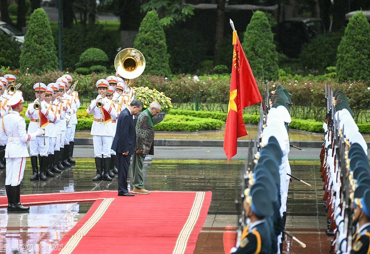 President To Lam hosts welcome ceremony for Timor-Leste President José Ramos-Horta President To Lam hosts welcome ceremony for Timor-Leste President José Ramos-Horta