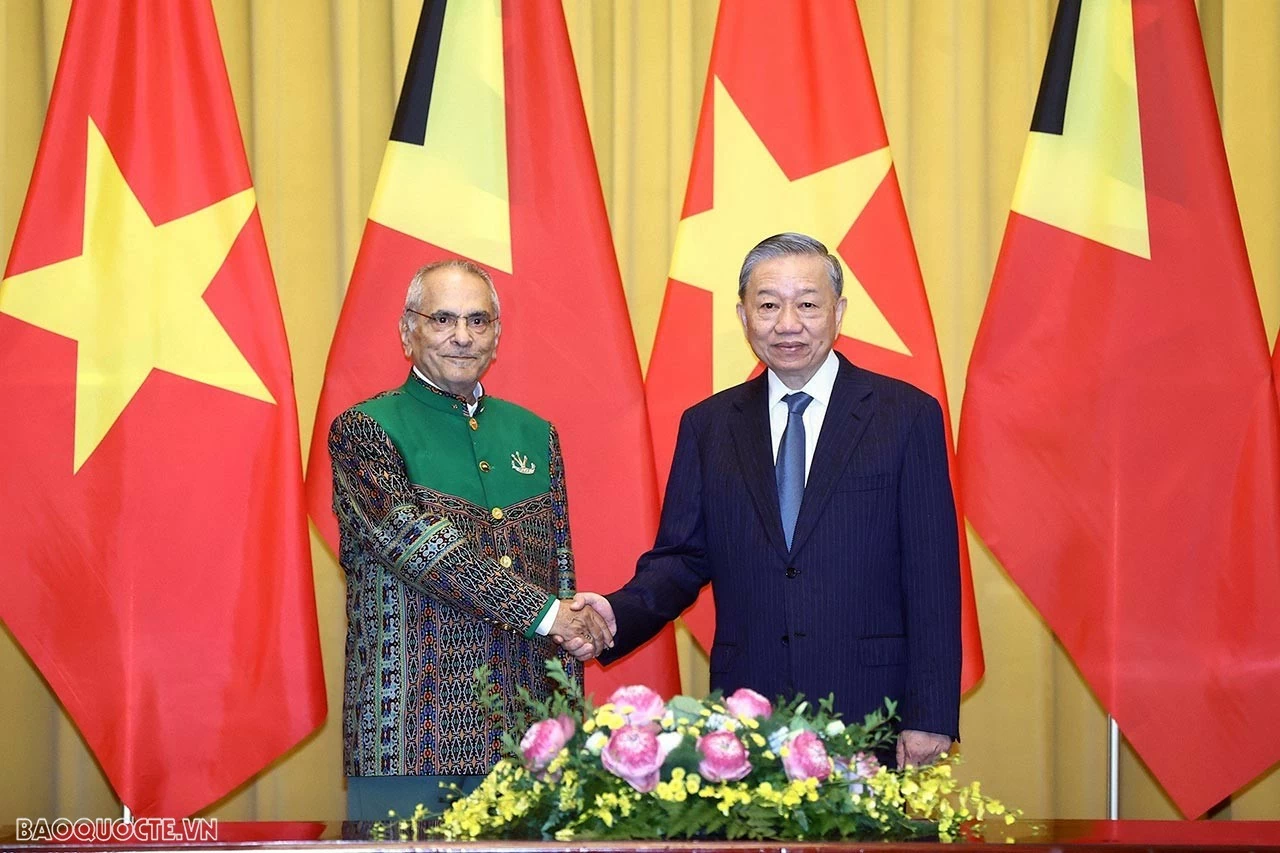 Vietnam, Timor-Leste Presidents hold talks to promote all-round cooperation Vietnam, Timor-Leste Presidents hold talks to promote all-round cooperation