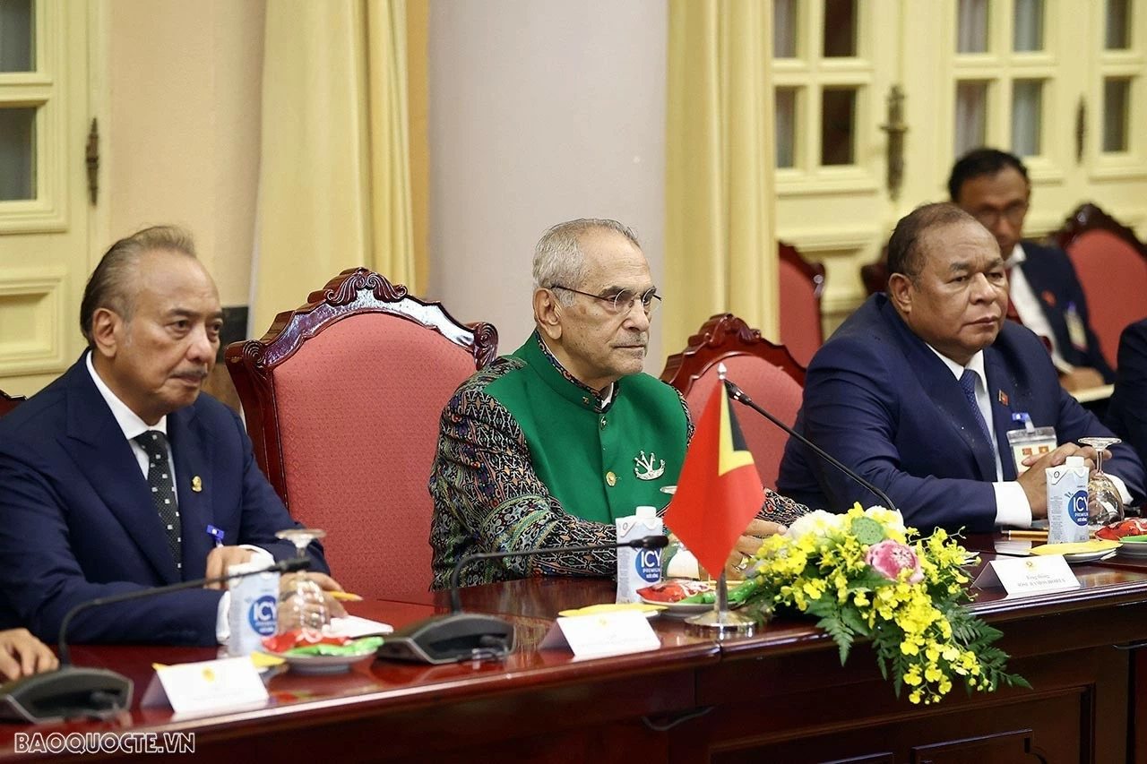 Vietnam, Timor-Leste Presidents hold talks to promote all-round cooperation Vietnam, Timor-Leste Presidents hold talks to promote all-round cooperation
