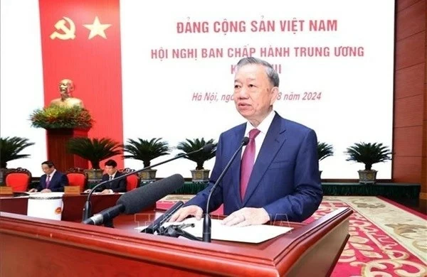 Party Central Committee elects Politburo member and President To Lam as Party General Secretary Party Central Committee elects Politburo member and President To Lam as Party General Secretary