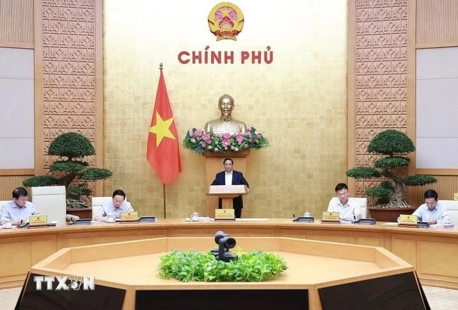 PM Pham Minh Chinh chairs Government's meeting demanding better and more inclusive socio-economic development PM Pham Minh Chinh chairs Government's meeting demanding better and more inclusive socio-economic development
