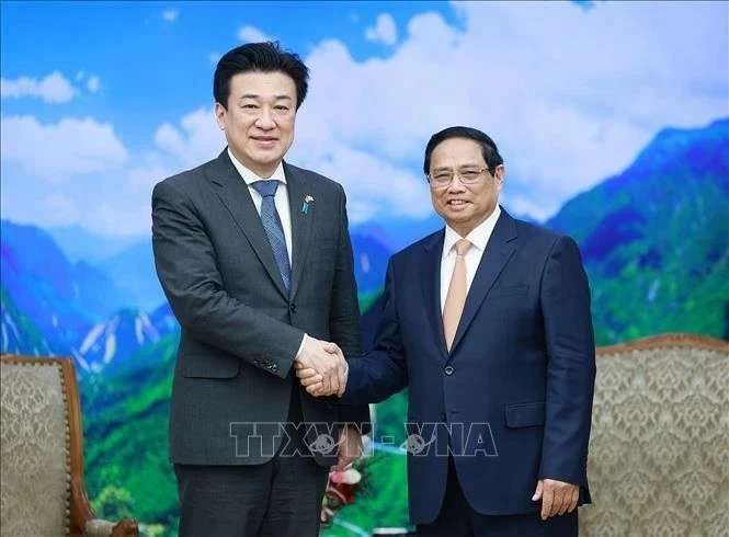 Prime Minister Pham Minh Chinh receives Japanese Defence Minister Prime Minister Pham Minh Chinh receives Japanese Defence Minister
