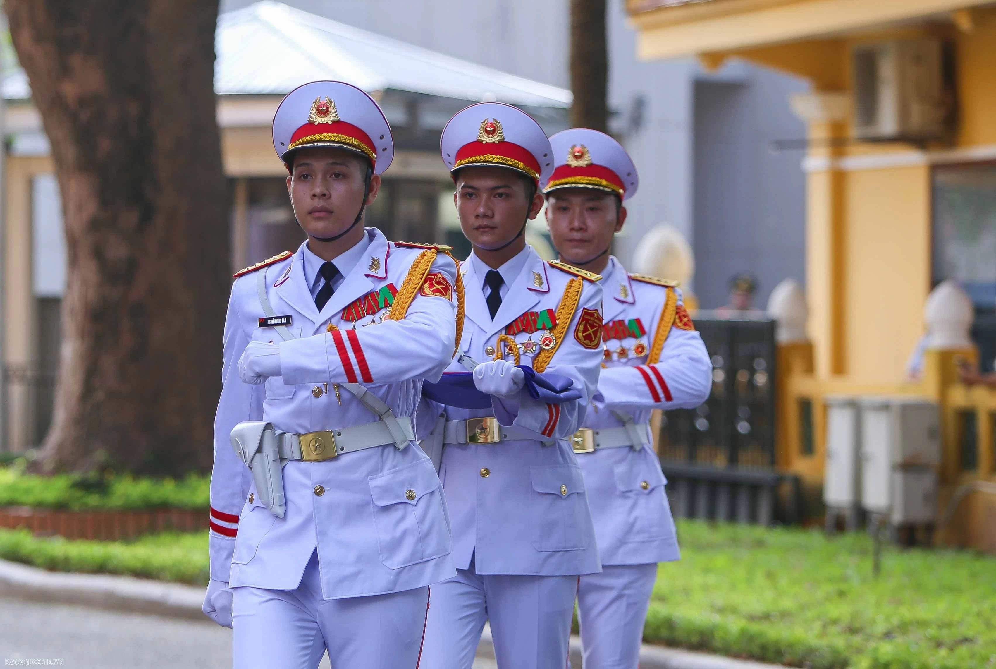 ASEAN Flag-hoisting ceremony held at Ministry of Foreign Affairs