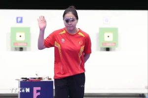 Vietnam's Vinh named among world’s top ten in women's 25m pistol event Vietnam's Vinh named among world’s top ten in women's 25m pistol event