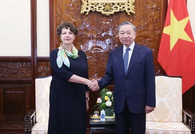 President To Lam receives newly accredited Ambassadors of Argentina, Algeria, Germany, DPRK President To Lam receives newly accredited Ambassadors of Argentina, Algeria, Germany, DPRK