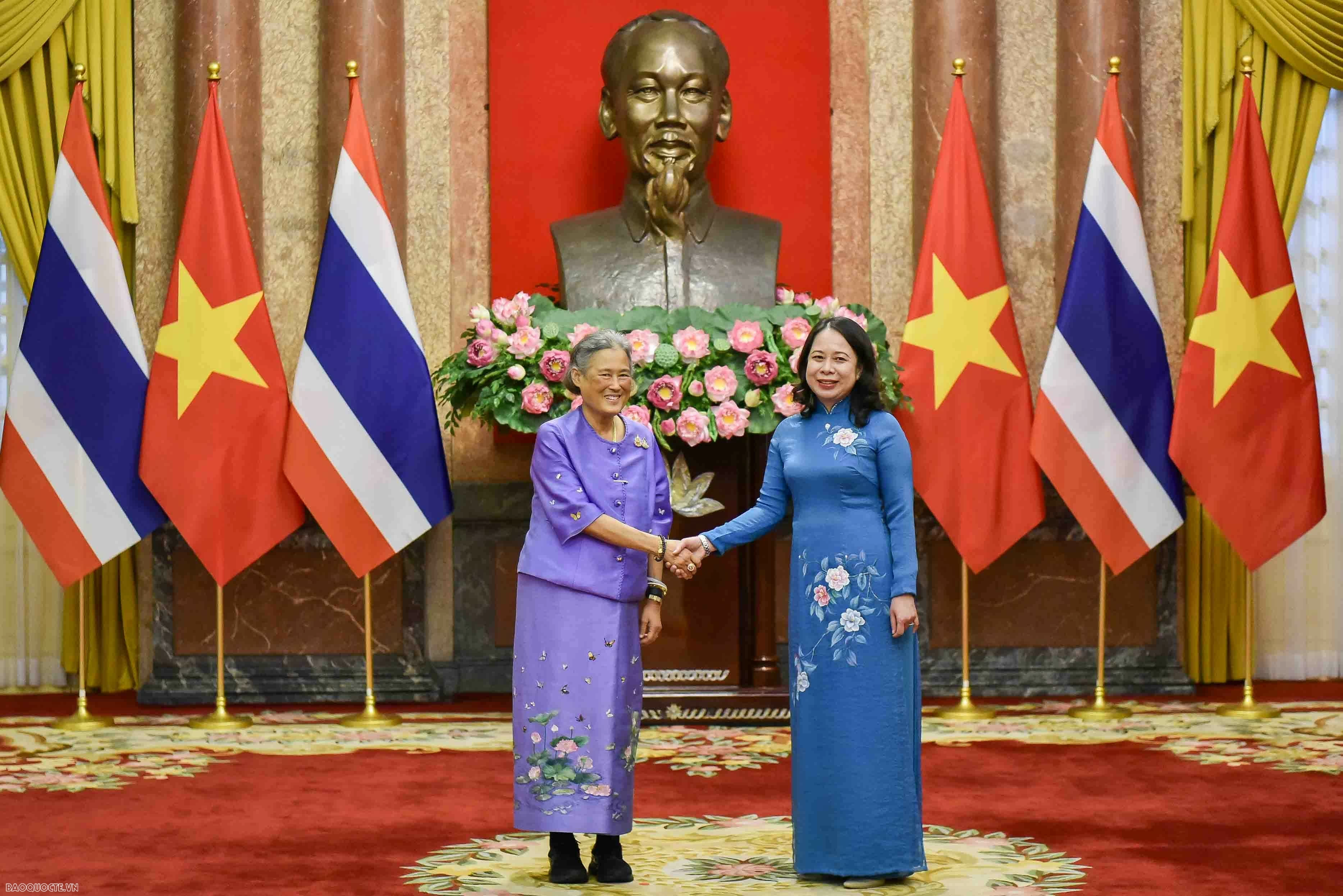 Vice President vo Thi Anh Xuan receives Thai Princess Maha Chakri Sirindhorn Vice President vo Thi Anh Xuan receives Thai Princess Maha Chakri Sirindhorn