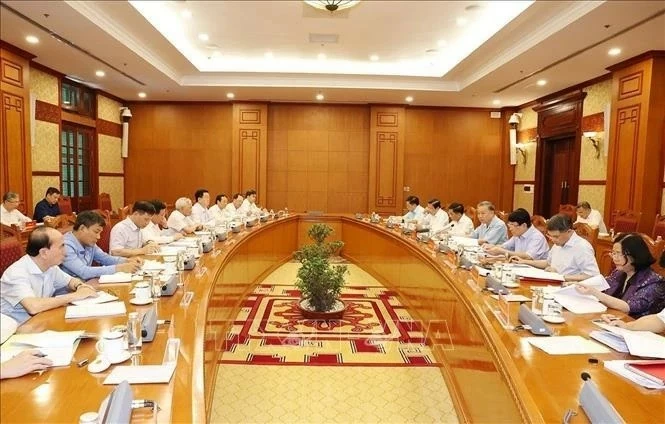 Party chief To Lam chairs meeting of standing members of Sub-committee for documents of 14th National Party Congress Party chief To Lam chairs meeting of standing members of Sub-committee for documents of 14th National Party Congress