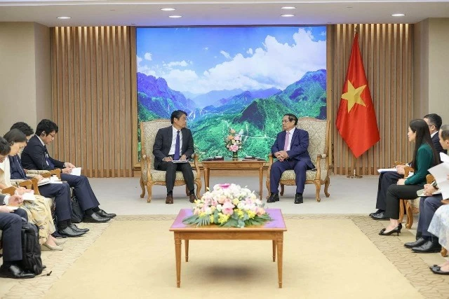 Prime Minister Pham Minh Chinh welcomes new Japanese Ambassador Ito Naoki Prime Minister Pham Minh Chinh welcomes new Japanese Ambassador Ito Naoki