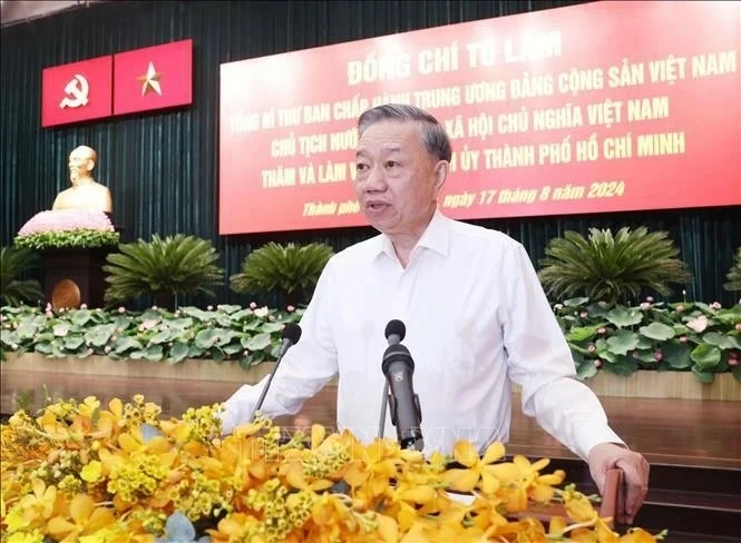 Party General Secretary and State President To Lam. (Photo: VNA) Party General Secretary and State President To Lam. (Photo: VNA)