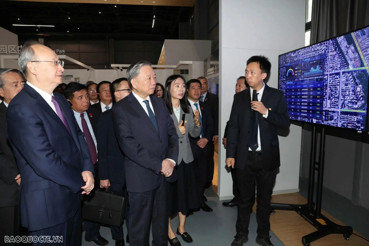 General Secretary, President To Lam visits Central Party School of China General Secretary, President To Lam visits Central Party School of China