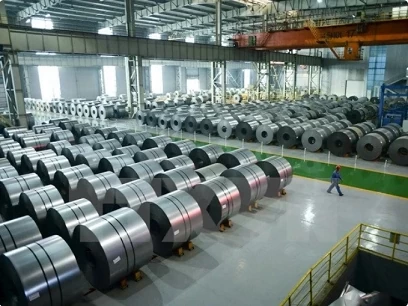 India has initiated an anti-dumping investigation into certain steel products originating from Vietnam. (Photo: VNA) India has initiated an anti-dumping investigation into certain steel products originating from Vietnam. (Photo: VNA)