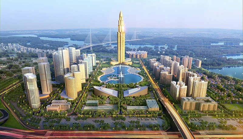 The North Hanoi Smart City project, a joint venture between BRG Group (Vietnam) and Sumitomo Corporation (Japan), has a total investment of $4.2 billion, covering an area of nearly 272 hectares in Dong Anh District, Hanoi. The North Hanoi Smart City project, a joint venture between BRG Group (Vietnam) and Sumitomo Corporation (Japan), has a total investment of $4.2 billion, covering an area of nearly 272 hectares in Dong Anh District, Hanoi.