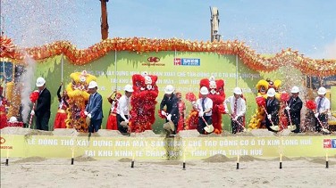 Ground broken for massive automotive engine plant in Thua Thien-Hue