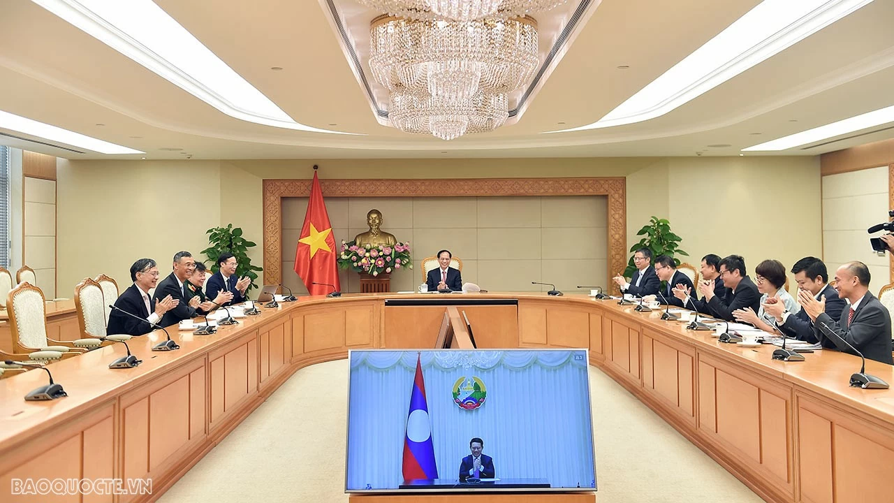 Deputy PM, FM Bui Thanh Son holds online talks with Lao counterpart Deputy PM, FM Bui Thanh Son holds online talks with Lao counterpart