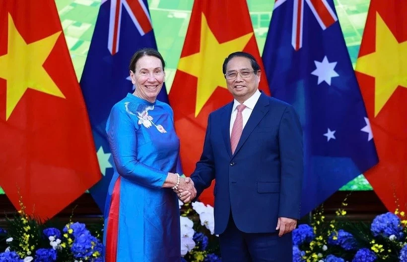 PM Pham Minh Chinh welcomes Australia Senate President Sue Lines in Hanoi PM Pham Minh Chinh welcomes Australia Senate President Sue Lines in Hanoi