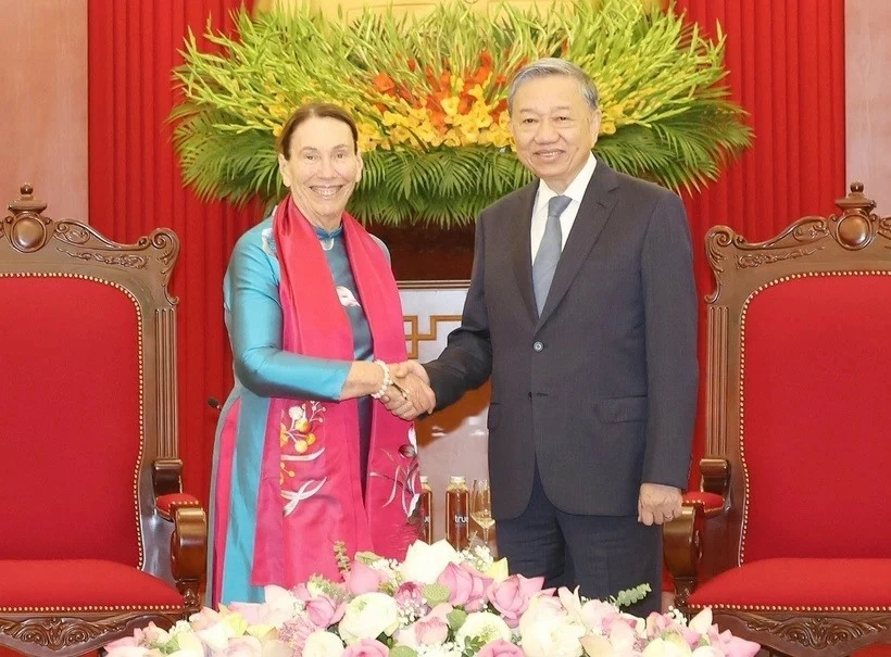 General Secretary, President To Lam receives Australian Senate President Sue Lines General Secretary, President To Lam receives Australian Senate President Sue Lines