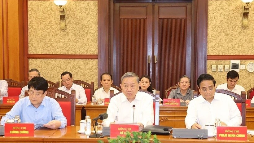 General Secretary, President To Lam chairs meeting to discuss draft political report for 14th National Party Congress