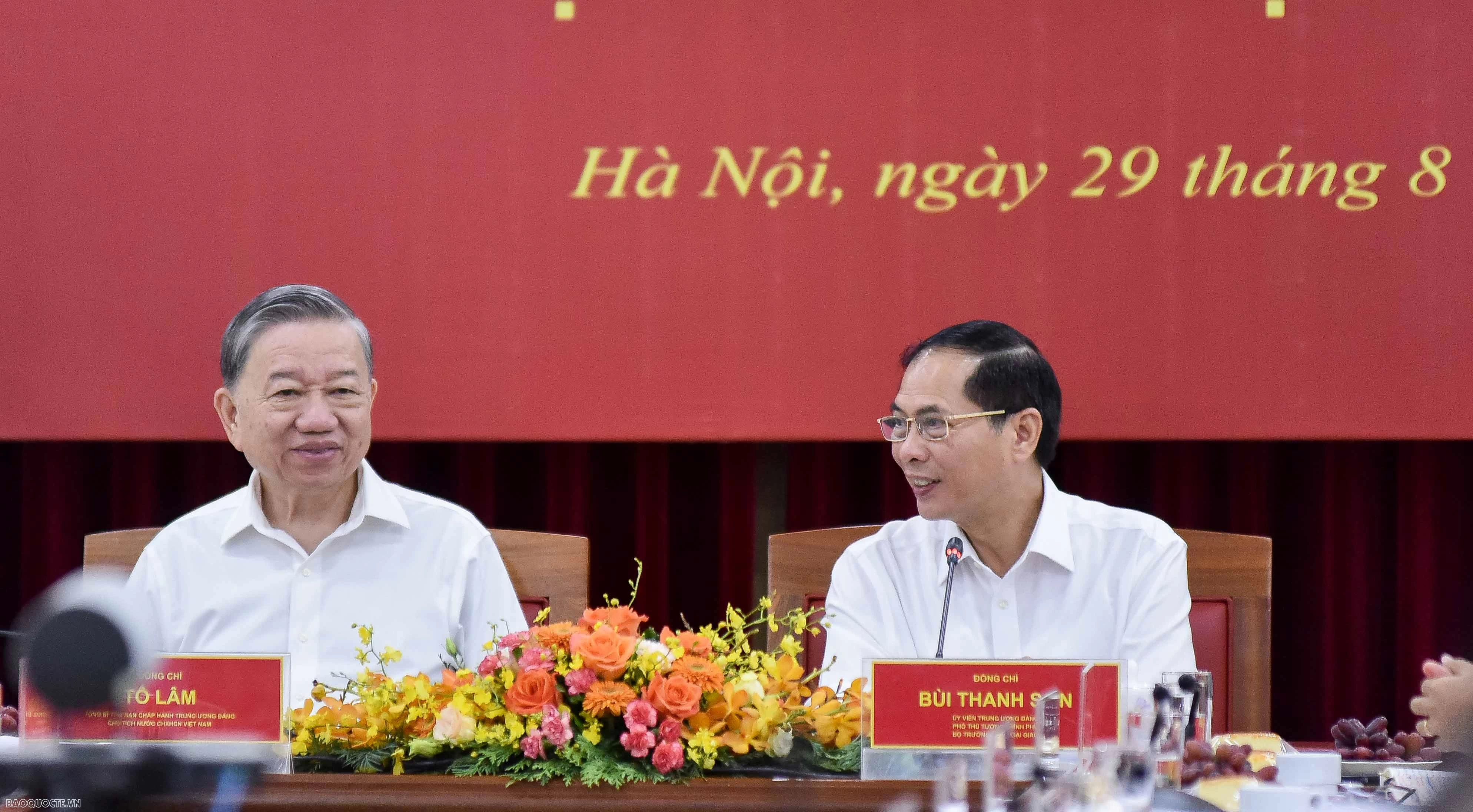 General Secretary, President To Lam works with MOFA Party Committee General Secretary, President To Lam works with MOFA Party Committee