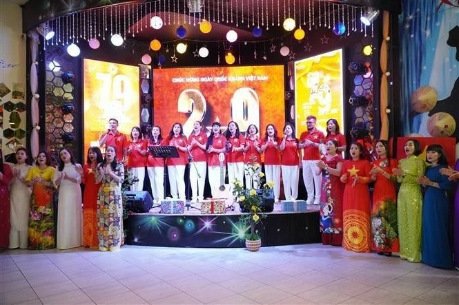 A community music competition is held in Moscow on September 2 to celebrate the 79th National Day of Vietnam. (Photo: VNA) A community music competition is held in Moscow on September 2 to celebrate the 79th National Day of Vietnam. (Photo: VNA)