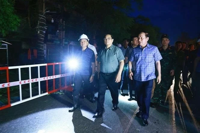 PM Pham Minh |Chinh makes fact-finding trip to Hai Phong city after typhoon
