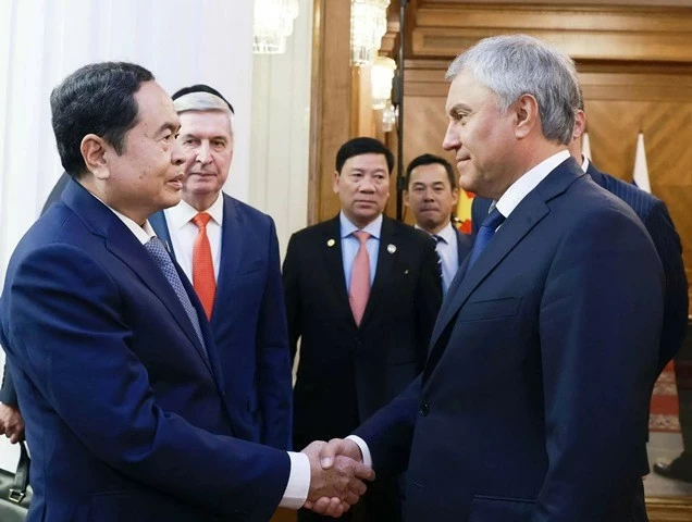 Vietnam - Russia top legislators hold talks enhancing parliamentary ties Vietnam - Russia top legislators hold talks enhancing parliamentary ties