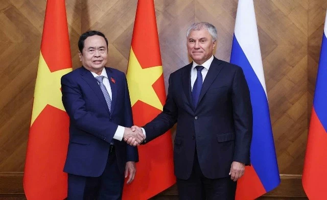 Vietnam - Russia top legislators hold talks enhancing parliamentary ties Vietnam - Russia top legislators hold talks enhancing parliamentary ties