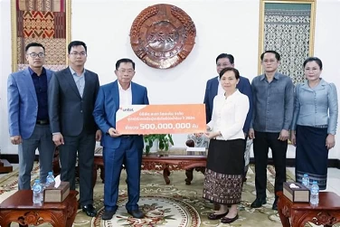 Overseas Vietnamese in Laos support victims of Typhoon Yagi Overseas Vietnamese in Laos support victims of Typhoon Yagi