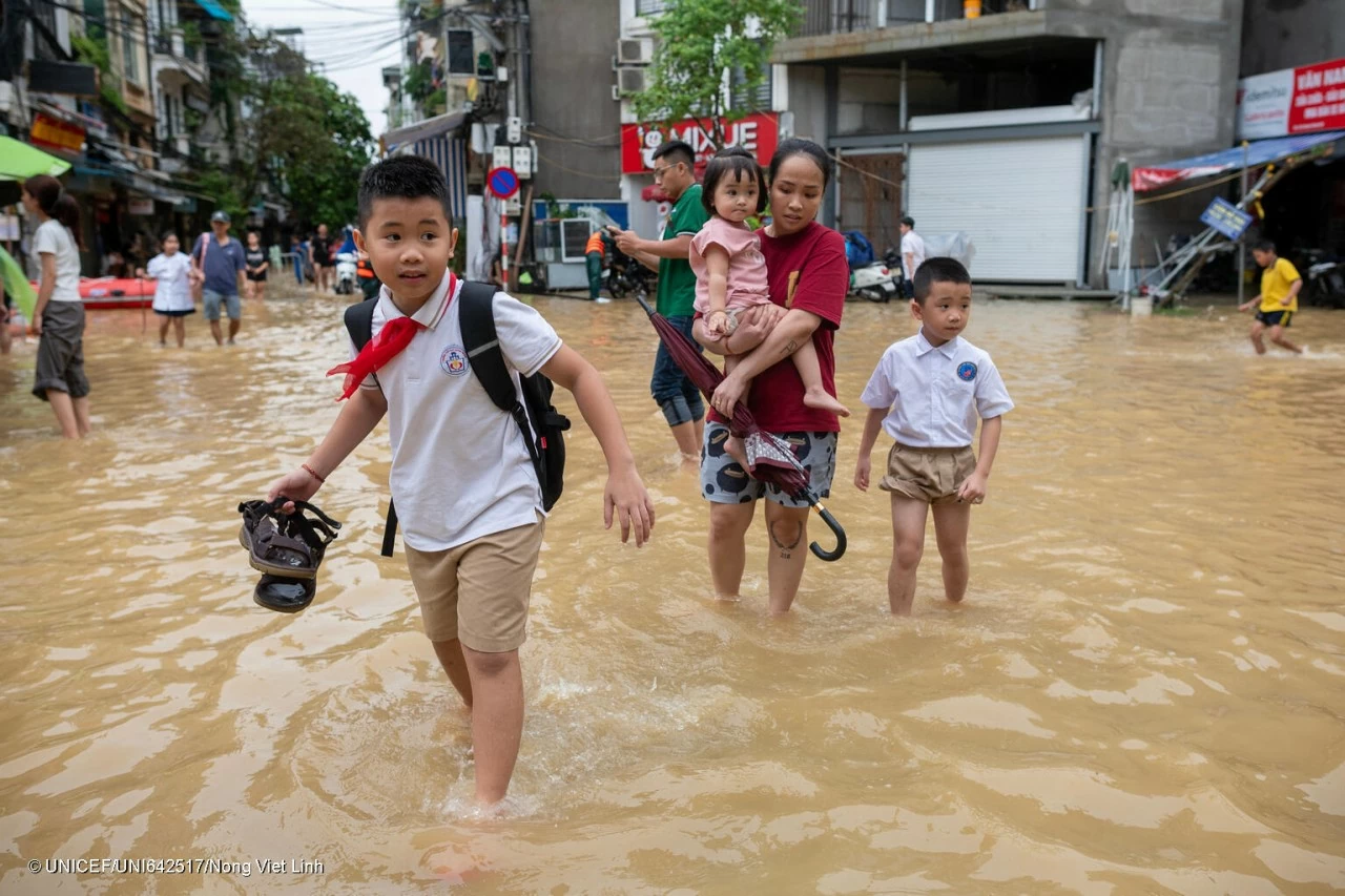 UNICEF delivers immediate relief to communities affected by devastating Super Typhoon Yagi in Northern Vietnam UNICEF delivers immediate relief to communities affected by devastating Super Typhoon Yagi in Northern Vietnam