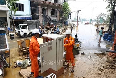 Power restored to nearly 99% of typhoon-affected clients Power restored to nearly 99% of typhoon-affected clients