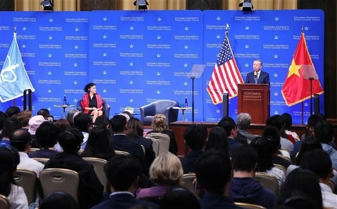Vietnam’s top leader mentions the path towards the era of Vietnam's ascendance at Columbia University Vietnam’s top leader mentions the path towards the era of Vietnam's ascendance at Columbia University