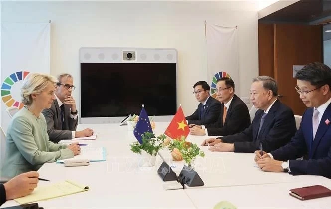 General Secretary, President To Lam meets EC President, Ukrainian President General Secretary, President To Lam meets EC President, Ukrainian President