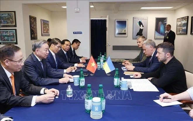 General Secretary, President To Lam meets EC President, Ukrainian President General Secretary, President To Lam meets EC President, Ukrainian President