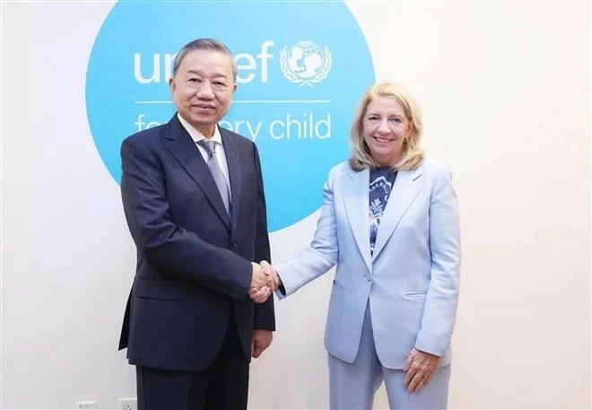 General Secretary, President To Lam meets with Heads of International organisations in New York General Secretary, President To Lam meets with Heads of International organisations in New York