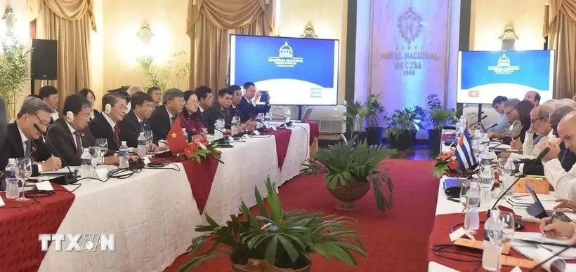 Vietnam-Cuba Inter-Parliamentary Cooperation Committee convenes 1st session in Havana Vietnam-Cuba Inter-Parliamentary Cooperation Committee convenes 1st session in Havana