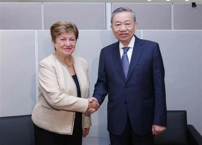 General Secretary, President To Lam receives IMF Managing Director General Secretary, President To Lam receives IMF Managing Director