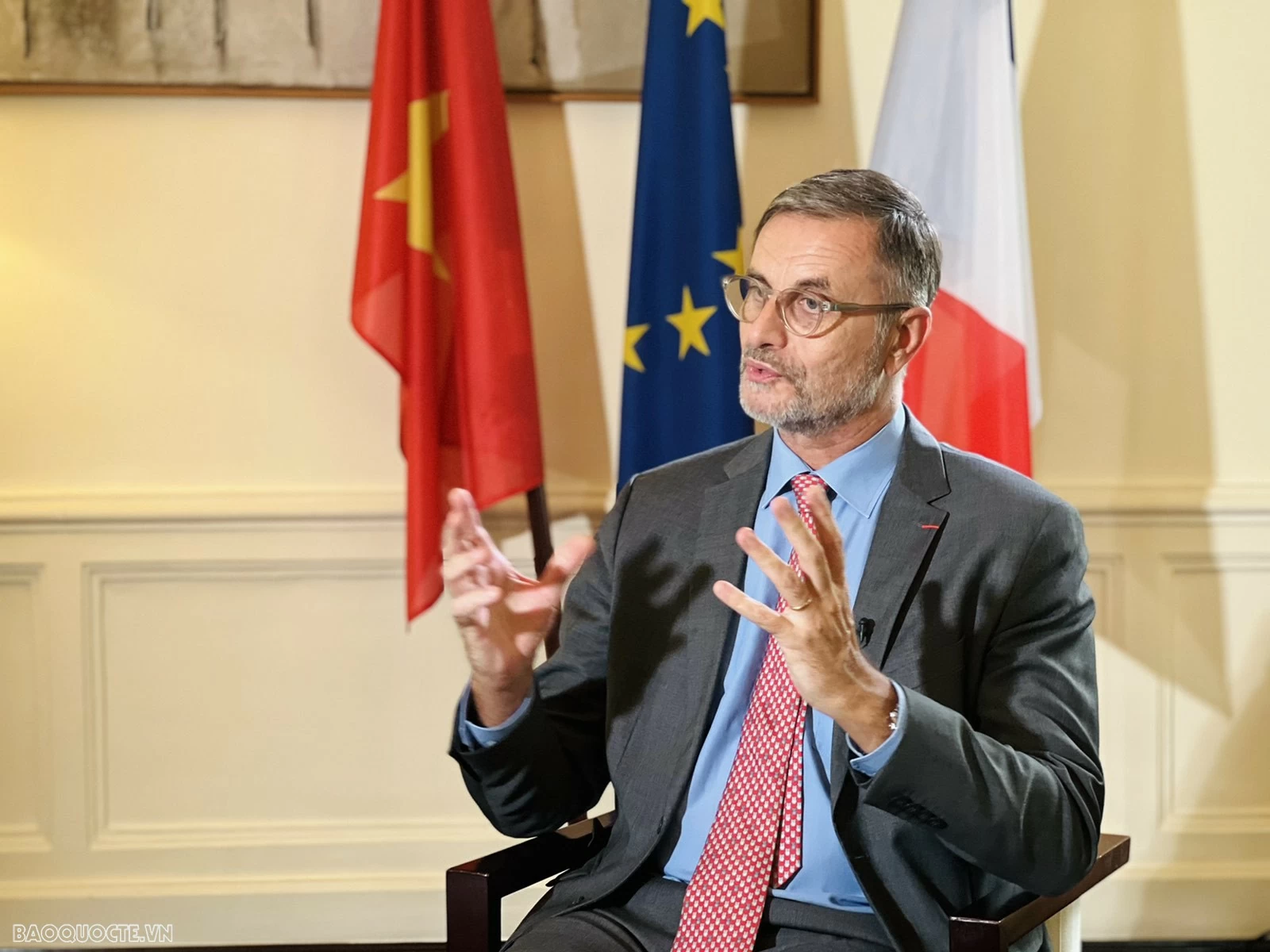 French Ambassador Olivier Brochet: 14th National Party Congress takes place at a pivotal moment for Vietnam French Ambassador Olivier Brochet: 14th National Party Congress takes place at a pivotal moment for Vietnam