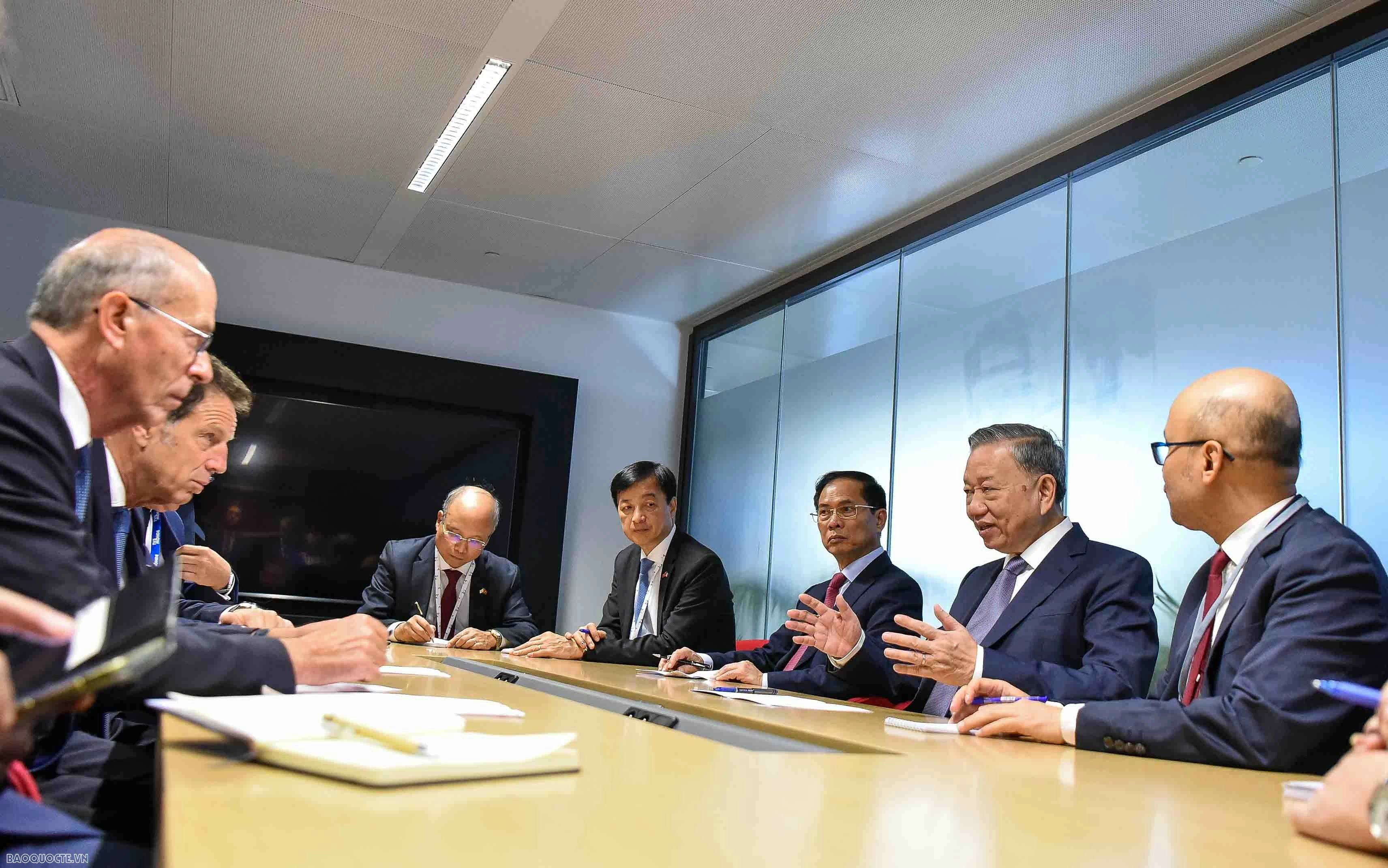 Nghiệp đoàn giới chủ Pháp sẵn sàng hỗ trợ và hợp tác với các doanh nghiệp Việt Nam Vietnam pledges best conditions for French Business Confederation's members: General Secretary, President To Lam