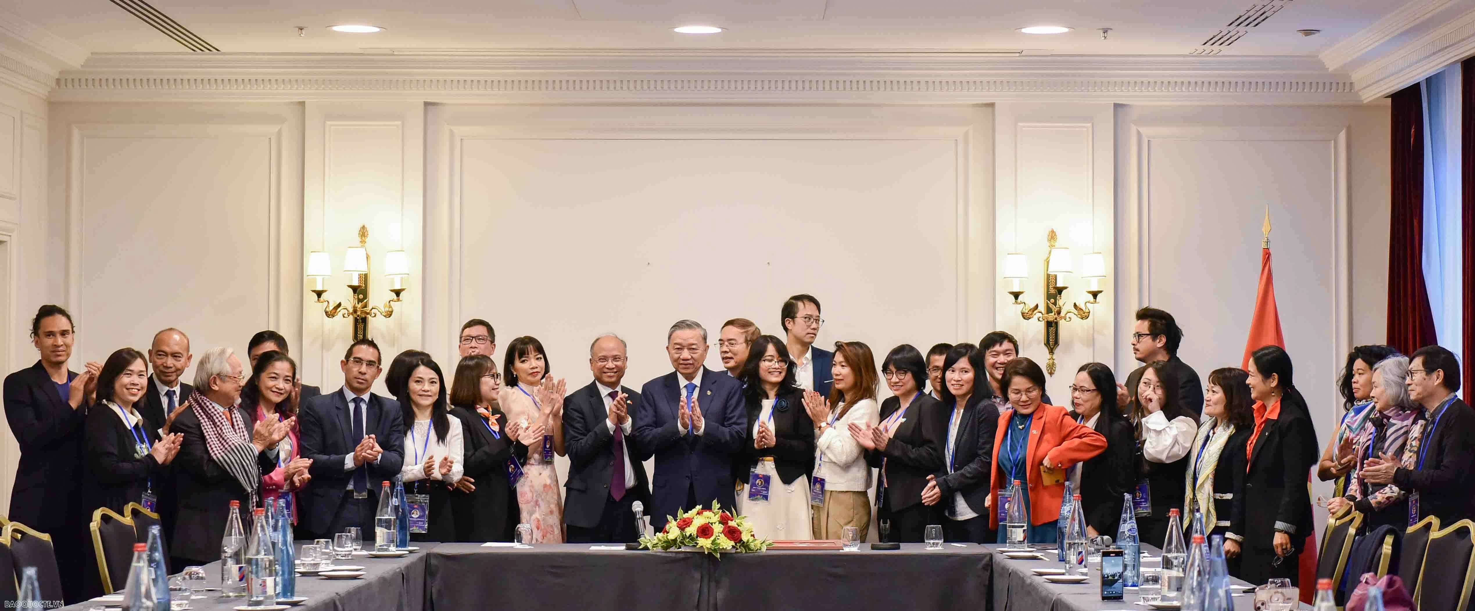 General Secretary and President To Lam hails OVs’ contributions to homeland General Secretary and President To Lam hails OVs’ contributions to homeland