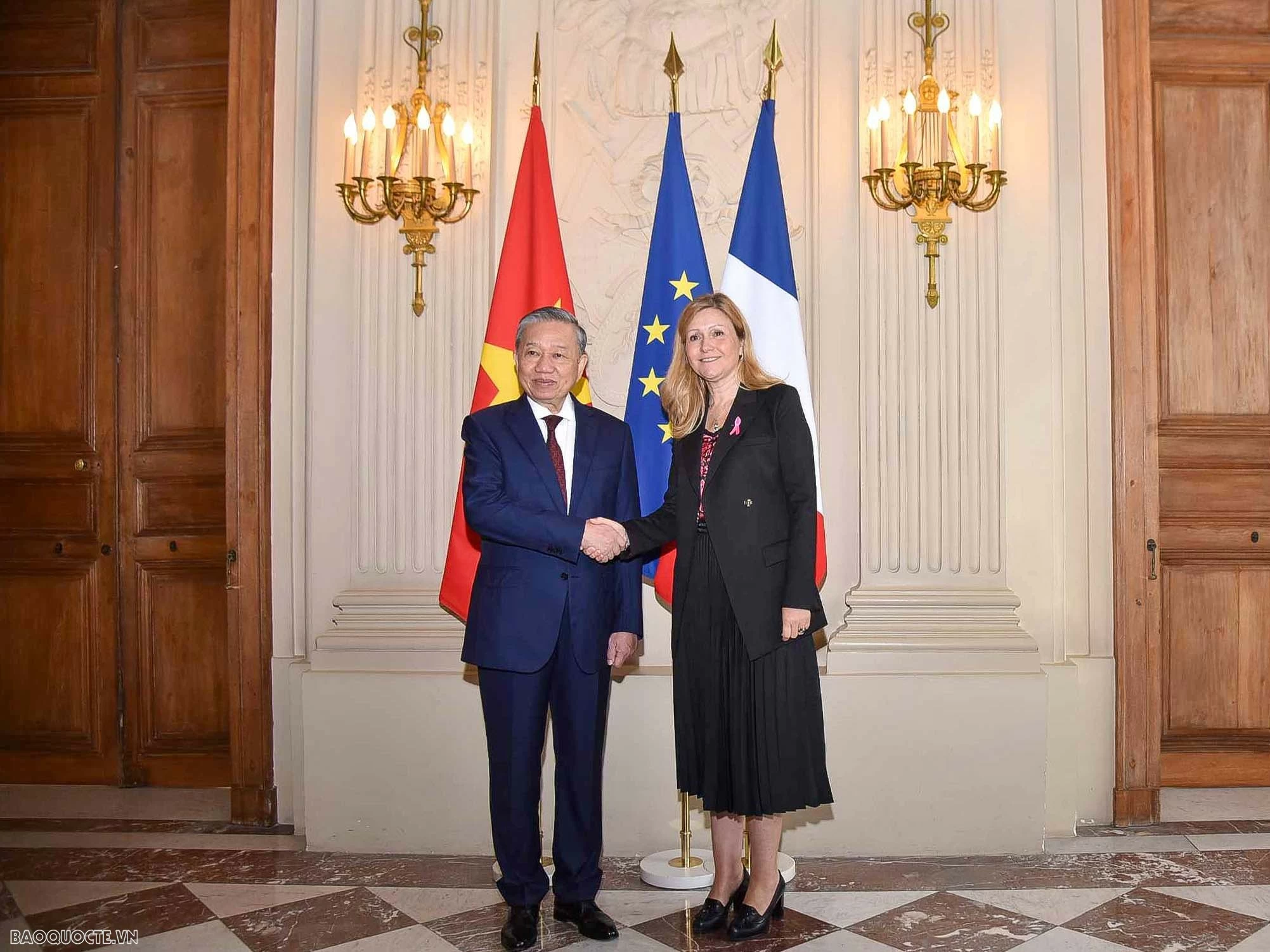 General Secretary, President To Lam meets with President of French National Assembly General Secretary, President To Lam meets with President of French National Assembly