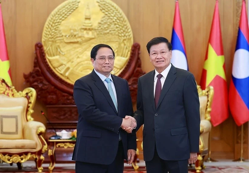 PM Pham Minh Chinh meets with General Secretary, President of Laos ahead of ASEAN Summits PM Pham Minh Chinh meets with General Secretary, President of Laos ahead of ASEAN Summits