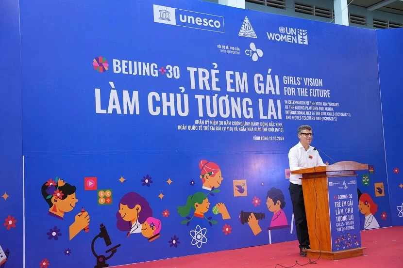 Trưởng đại diện UNESCO tại Việt Nam Jonathan Wallace Baker. (Nguồn: UN Women) Trưởng đại diện UNESCO tại Việt Nam Jonathan Wallace Baker. (Nguồn: UN Women)