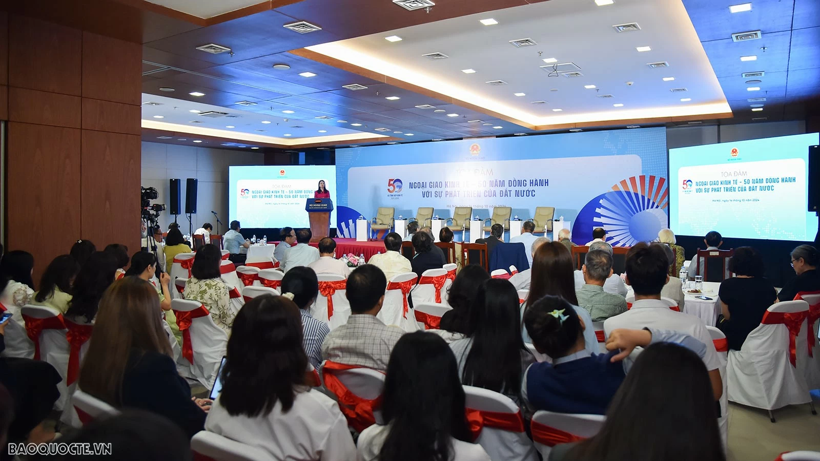 Thứ trưởng Nguyễn Minh Hằng phát biểu kết luận Tọa đàm. (Ảnh: Tuấn Anh) Thứ trưởng Nguyễn Minh Hằng phát biểu kết luận Tọa đàm. (Ảnh: Tuấn Anh)