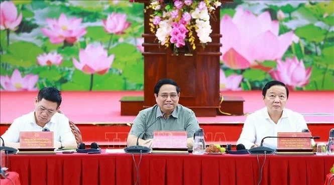 PM Pham Minh Chinh chairs discussion on high-quality, low-emission rice cultivation in Mekong Delta PM Pham Minh Chinh chairs discussion on high-quality, low-emission rice cultivation in Mekong Delta