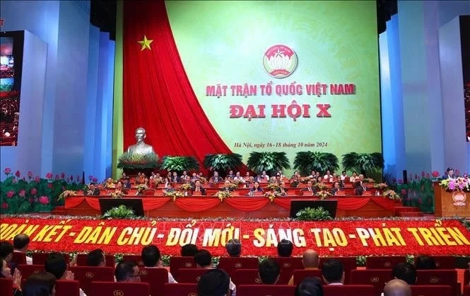 Vietnam Fatherland Front’s 10th National Congress begins first working session Vietnam Fatherland Front’s 10th National Congress begins first working session