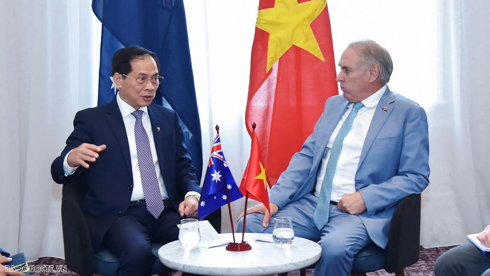 Deputy PM, FM Bui Thanh Son and Australia Minister Don Farrell Deputy PM, FM Bui Thanh Son and Australia Minister Don Farrell