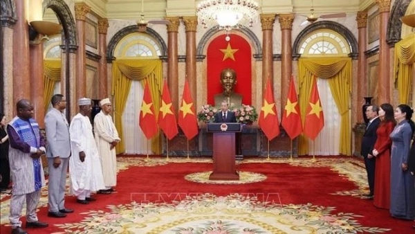 General Secretary, President receives newly-appointed Foreign Ambassadors