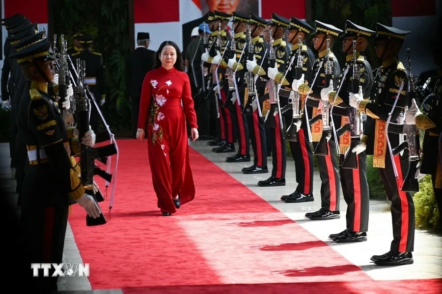 Vice President Vo Thi Anh Xuan meets with Indonesian President Prabowo Subianto Vice President Vo Thi Anh Xuan meets with Indonesian President Prabowo Subianto