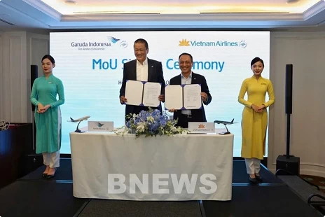 Vietnam Airlines, Garuda Indonesia strengthen strategic partnership Vietnam Airlines, Garuda Indonesia strengthen strategic partnership