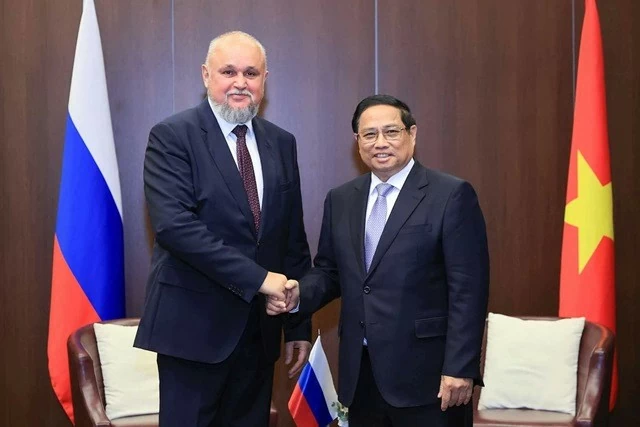 PM Pham Minh Chinh receives Russian Minister of Energy Sergey Tsivilev in Kazan PM Pham Minh Chinh receives Russian Minister of Energy Sergey Tsivilev in Kazan